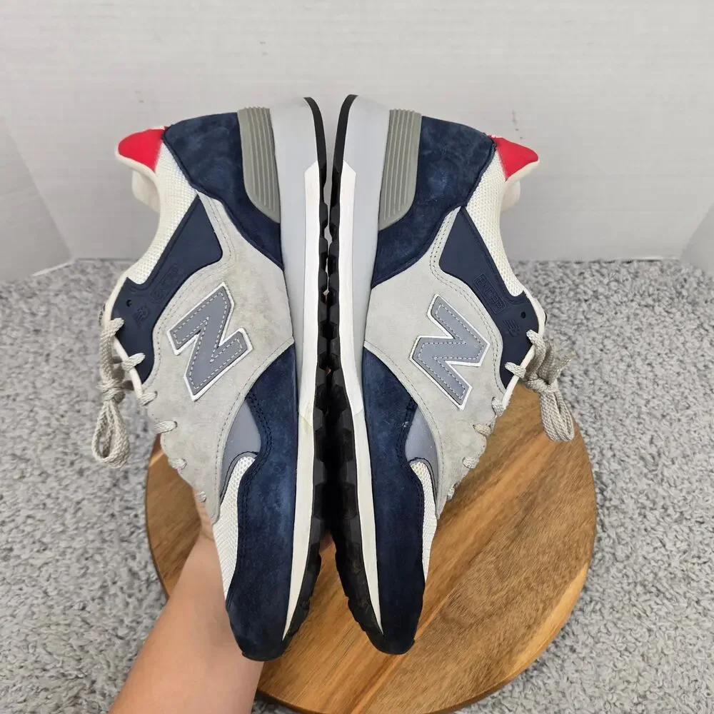 New Balance Men 13D 577 Made in England Dark Blue White Lifestyle Casual Sneaker
